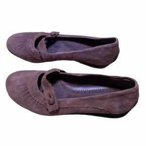 Ruff Hewn Purple leather loafers